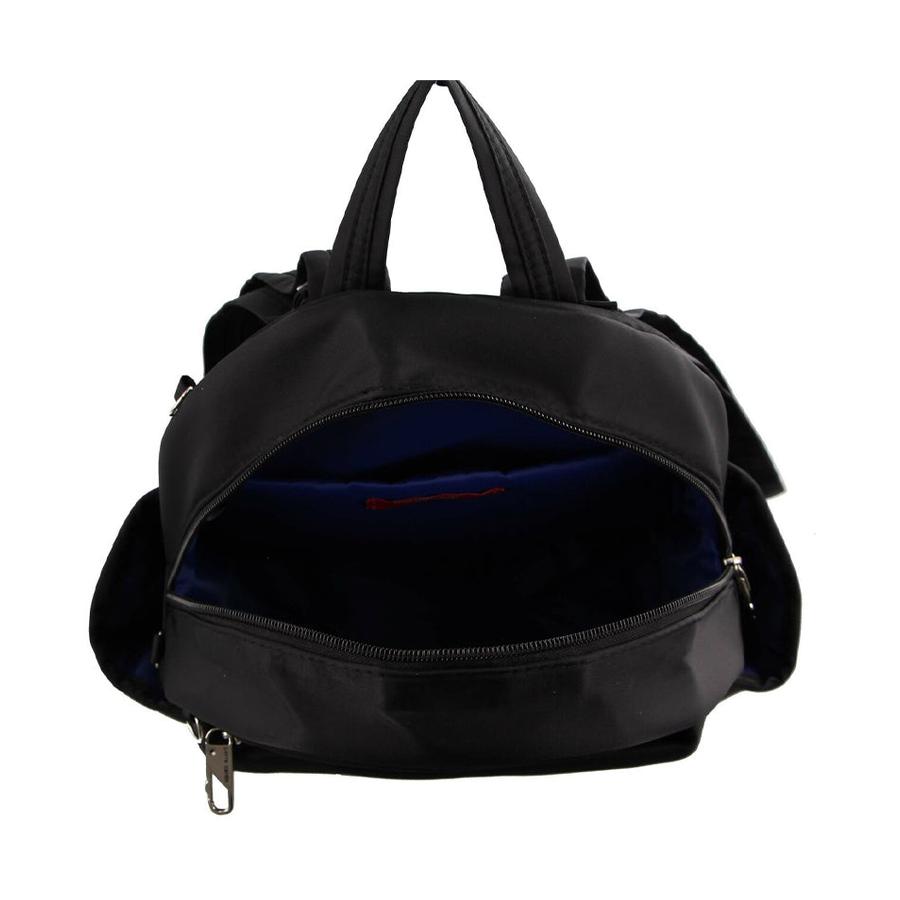 Pierre Cardin Mika Anti-Theft RFID Backpack Black Black