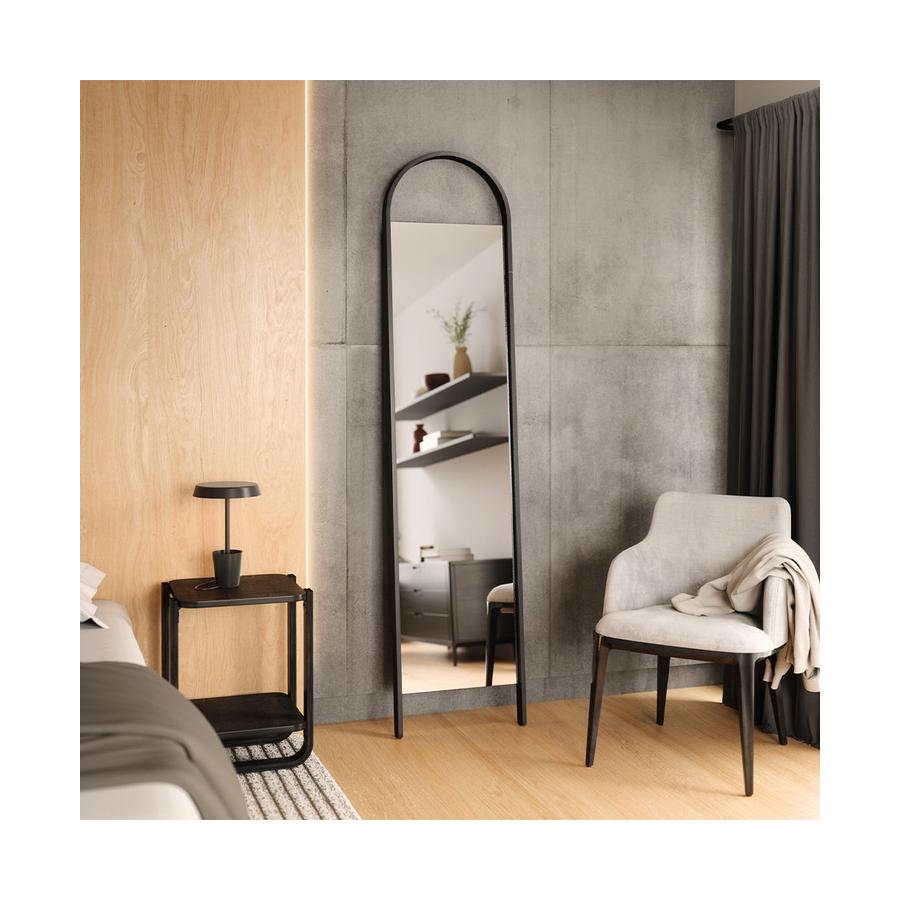 Umbra Bellwood Leaning Mirror (193cm x 45cm) Black Black