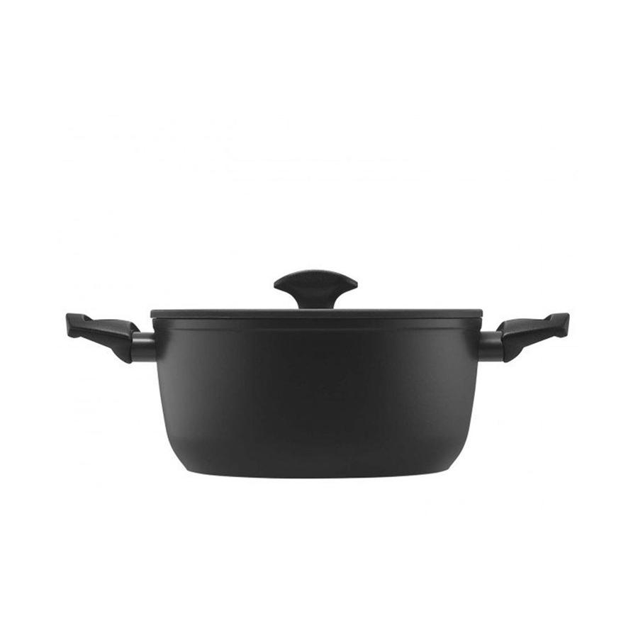 Essteele Per Salute 24cm (4.5L) Covered Casserole Black Black