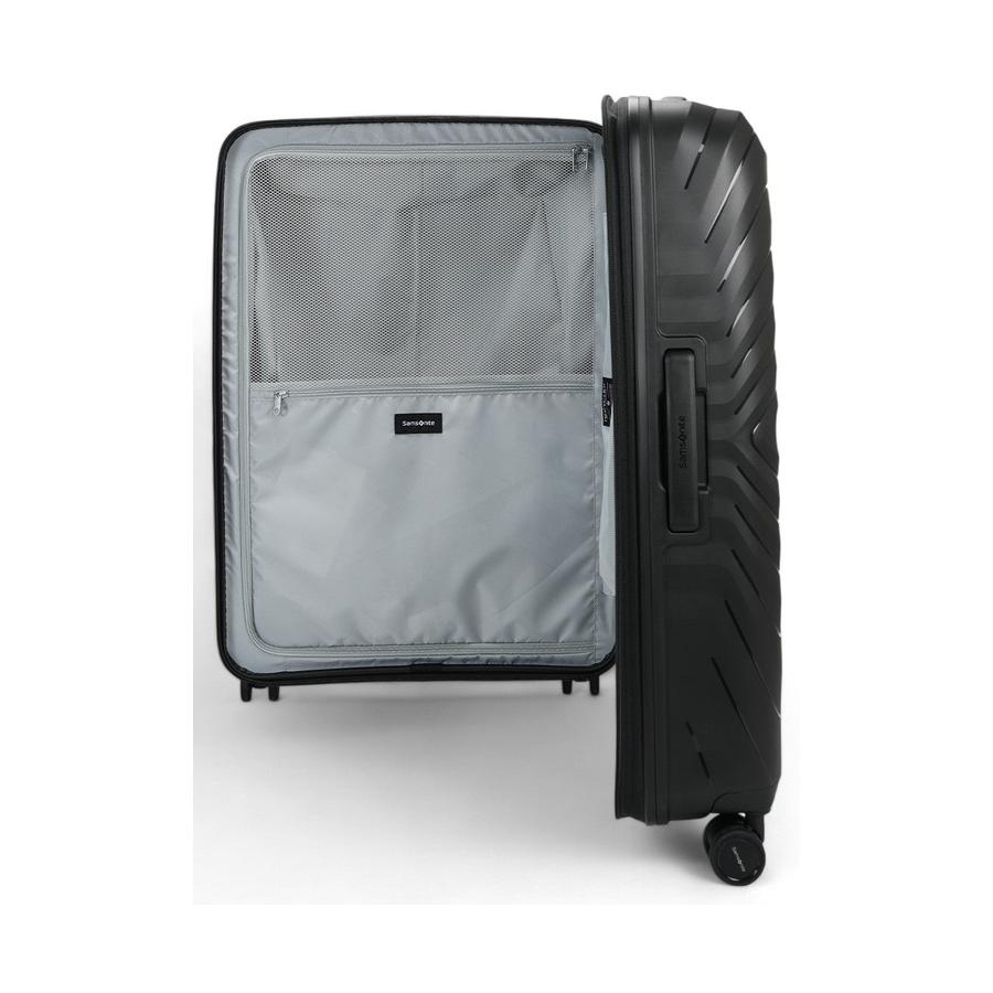 Samsonite Octolite Neo 75cm Hardside Checked Suitcase Black Black