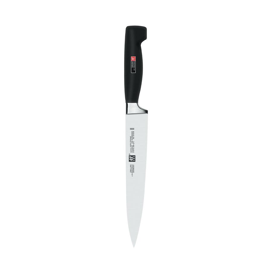 Zwilling Four Star 20cm Carving Knife Black Black