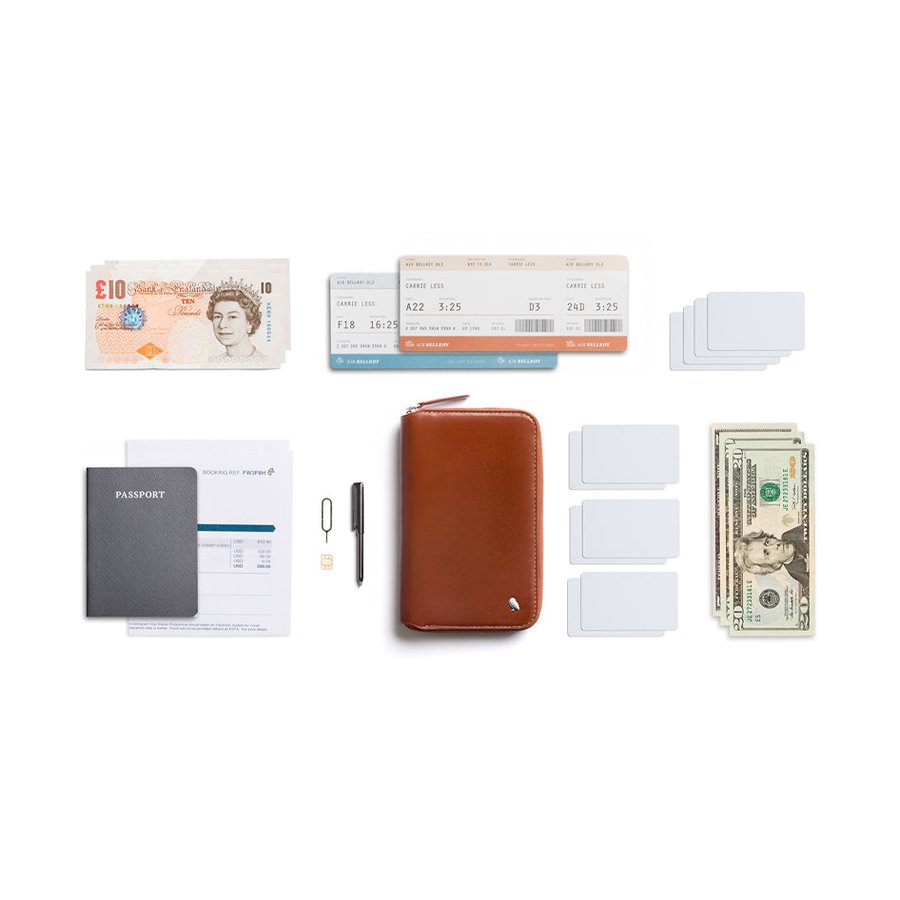 Bellroy Travel Folio Second Edition Sienna Sienna