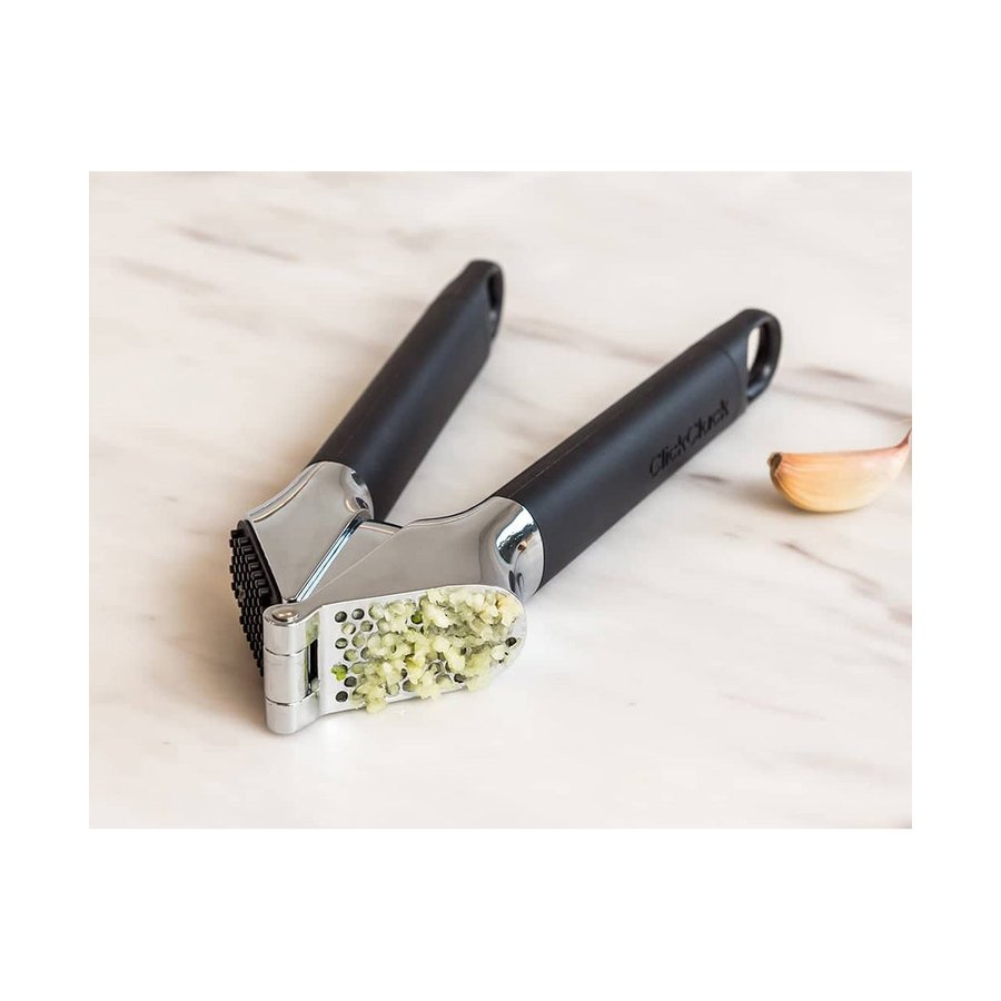 ClickClack Garlic Press Chrome Chrome