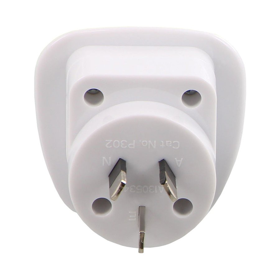 Lewis N. Clark Universal to NZ Travel Adapter White White