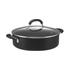 Circulon Total Hard Anodised 28cm (4.7L) Covered Sauteuse Pan Black
