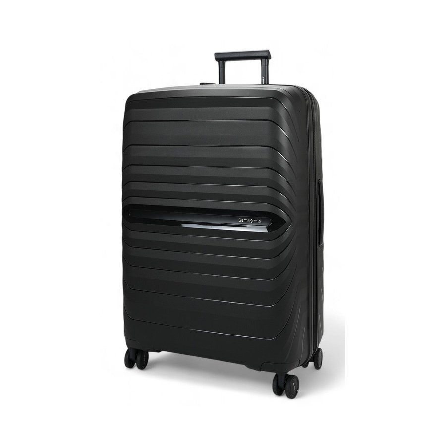 Samsonite Octolite Neo 75cm Hardside Checked Suitcase Black Black
