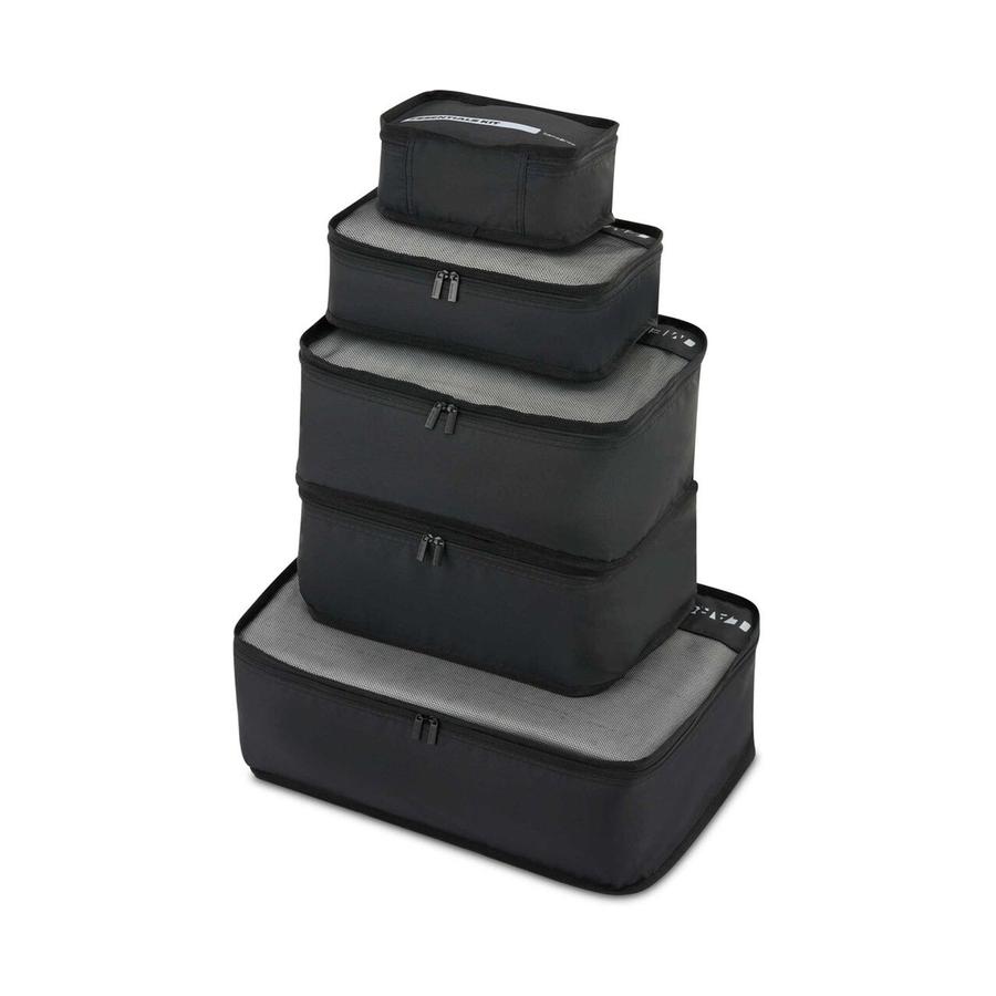 Samsonite Travel Essentials Packing Cubes (Set of 5) Black Black