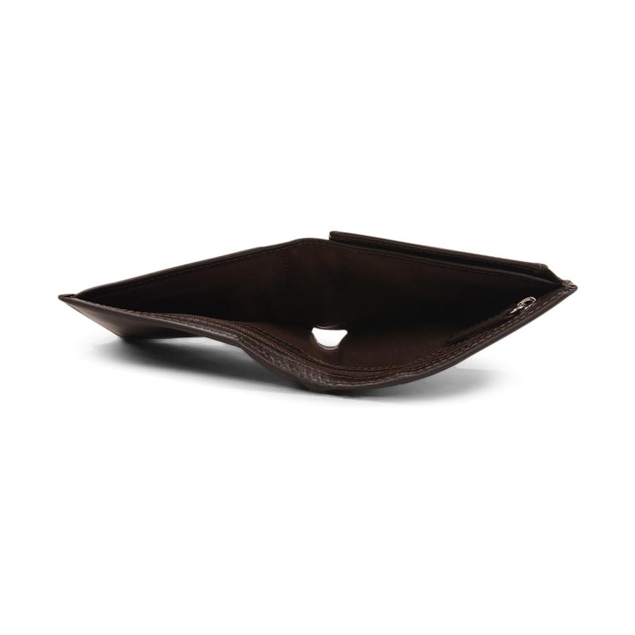 RM Williams Leather Wallet with Coin Pocket Brown Brown