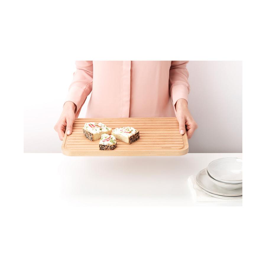 Brabantia Profile Wooden Chopping Board for Bread - Slice & Wood Wood