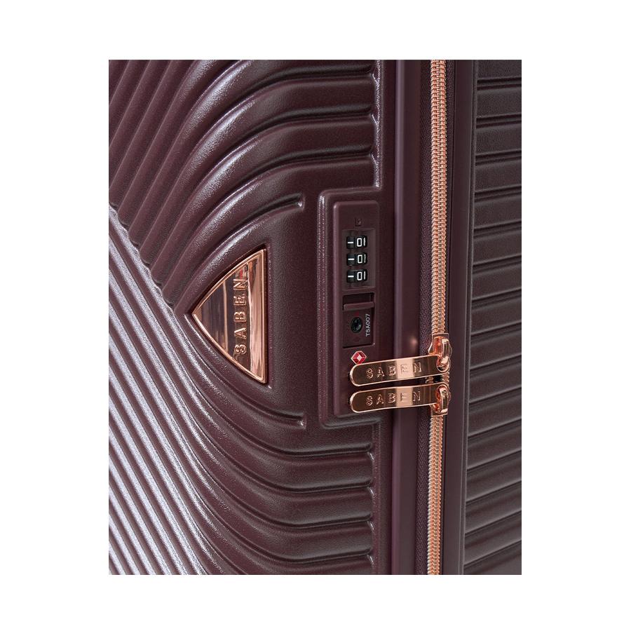 Saben Going Places 55cm & 76cm Hardside Luggage Set Merlot Merlot