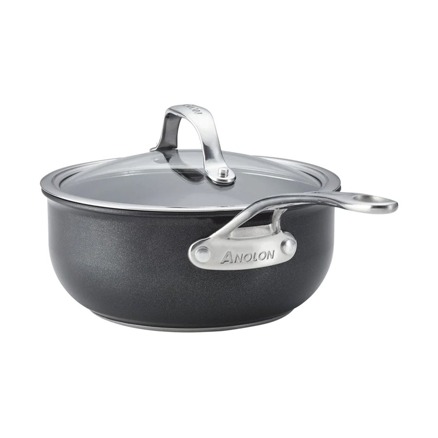 Anolon SearTech 20cm (2.4L) Covered Saucier Black Black