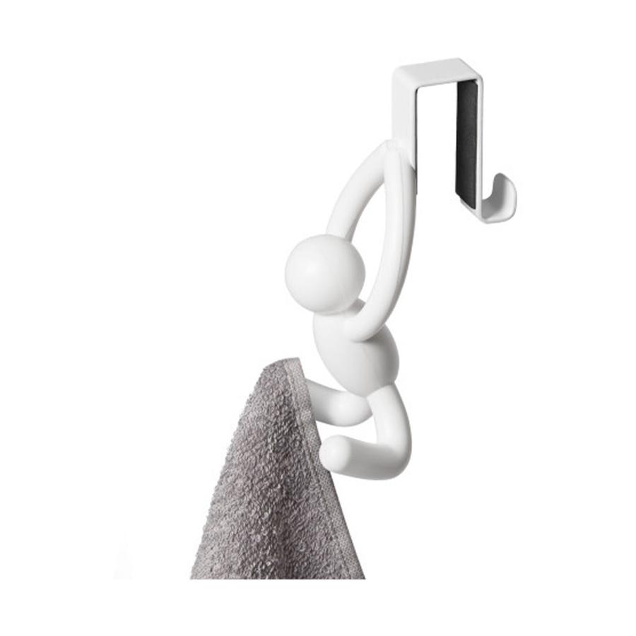 Umbra Buddy Over the Cabinet Hooks (Set of 2) White White