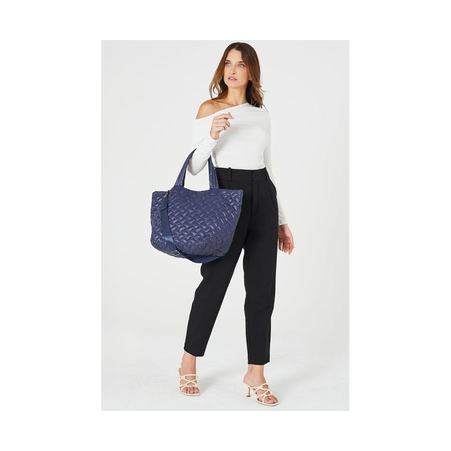 Pierre Cardin Misty Ladies Nylon Padded Tote Bag Navy Navy