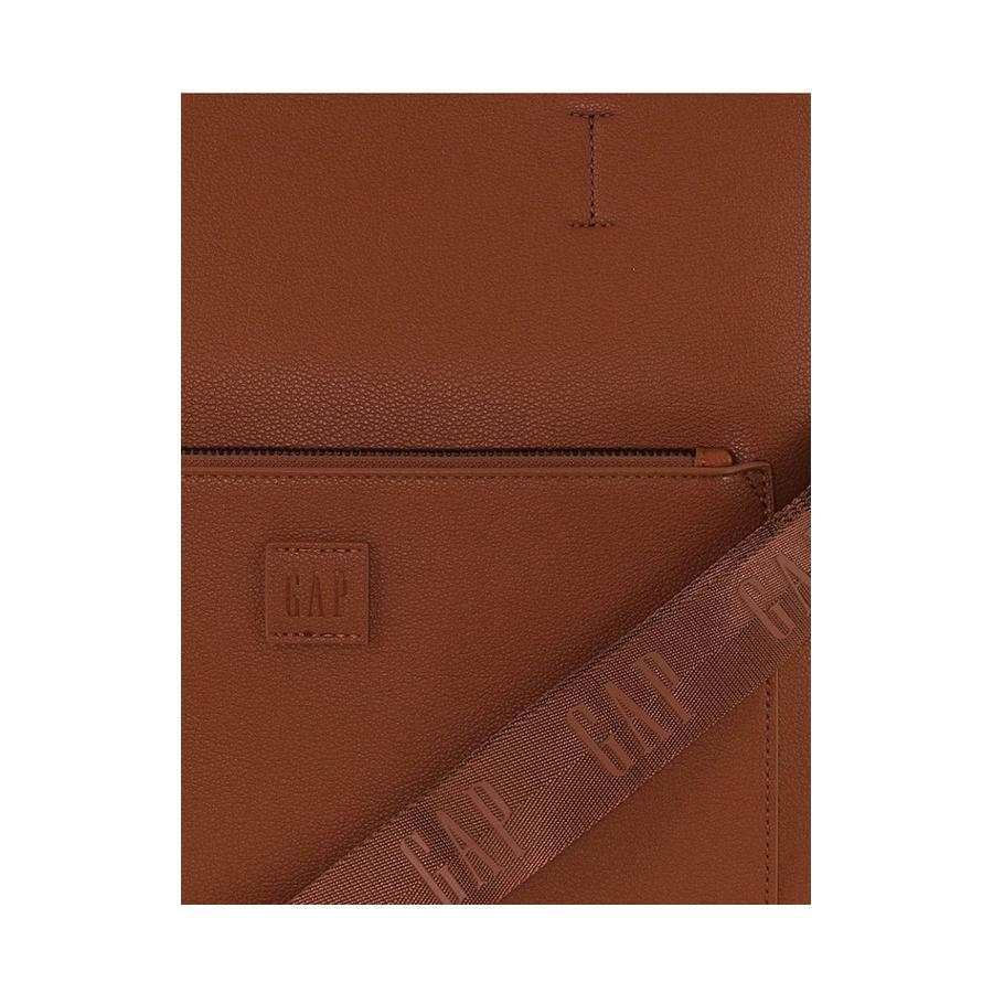 Gap Camilla Ladies Vegan Leather Modern Tote Crossbody Bag Tan Tan