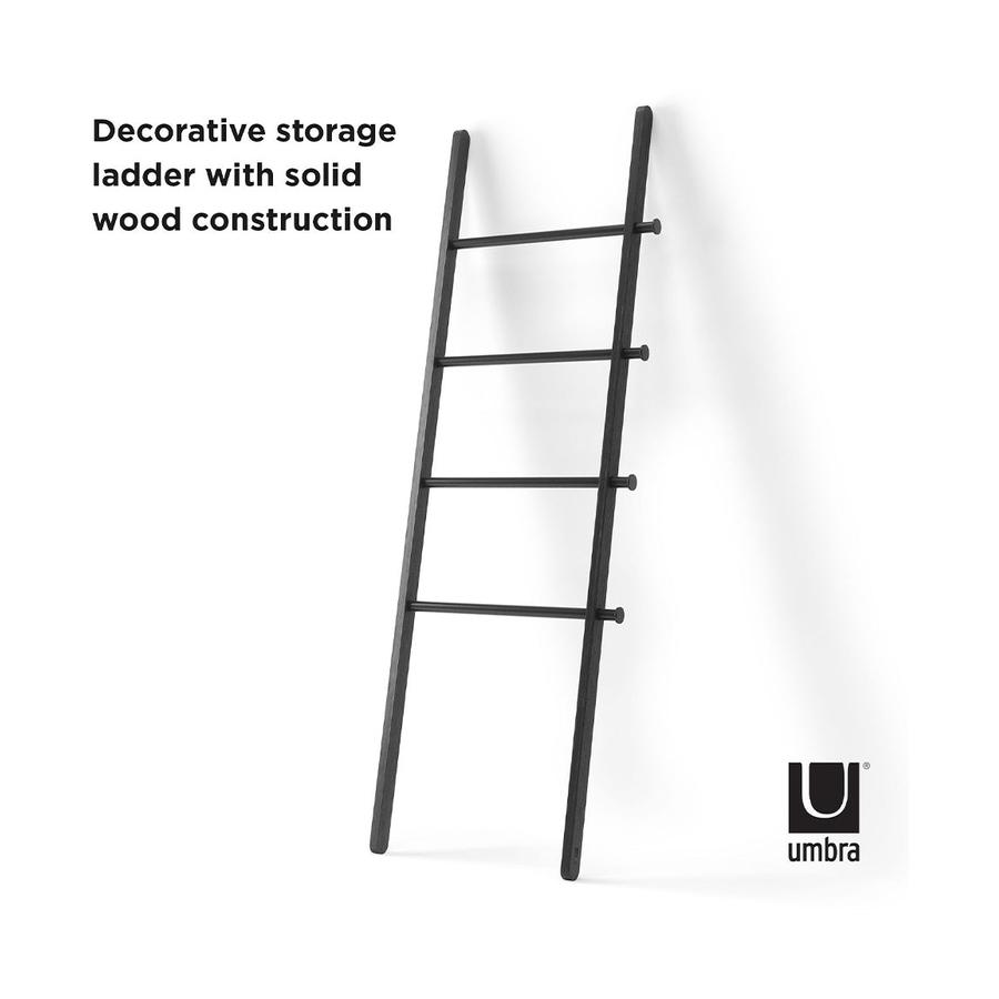 Umbra Leana Ladder Rack Black Black