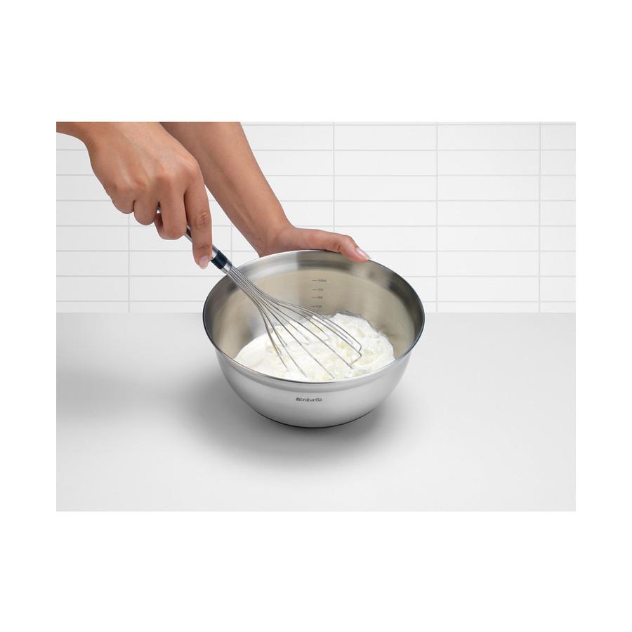 Brabantia Profile 1.6L Mixing Bowl - Bake & Mix Matte Steel Matte Steel