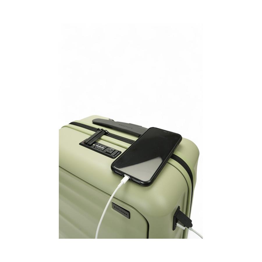 Explorer Luna-Air 55cm Front Access Hardside Carry-On Suitcase Sage Sage