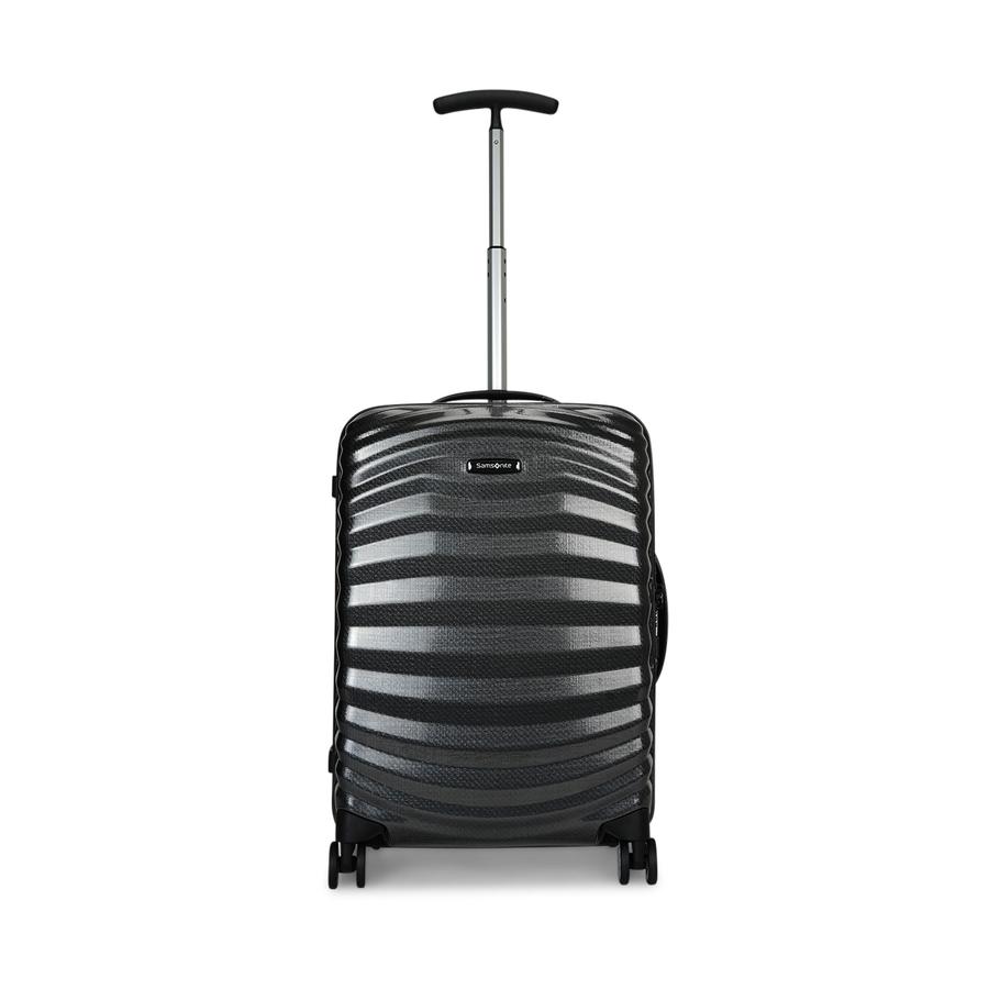 Samsonite Lite-Shock Sport 55cm CURV Carry-On Suitcase Black Black