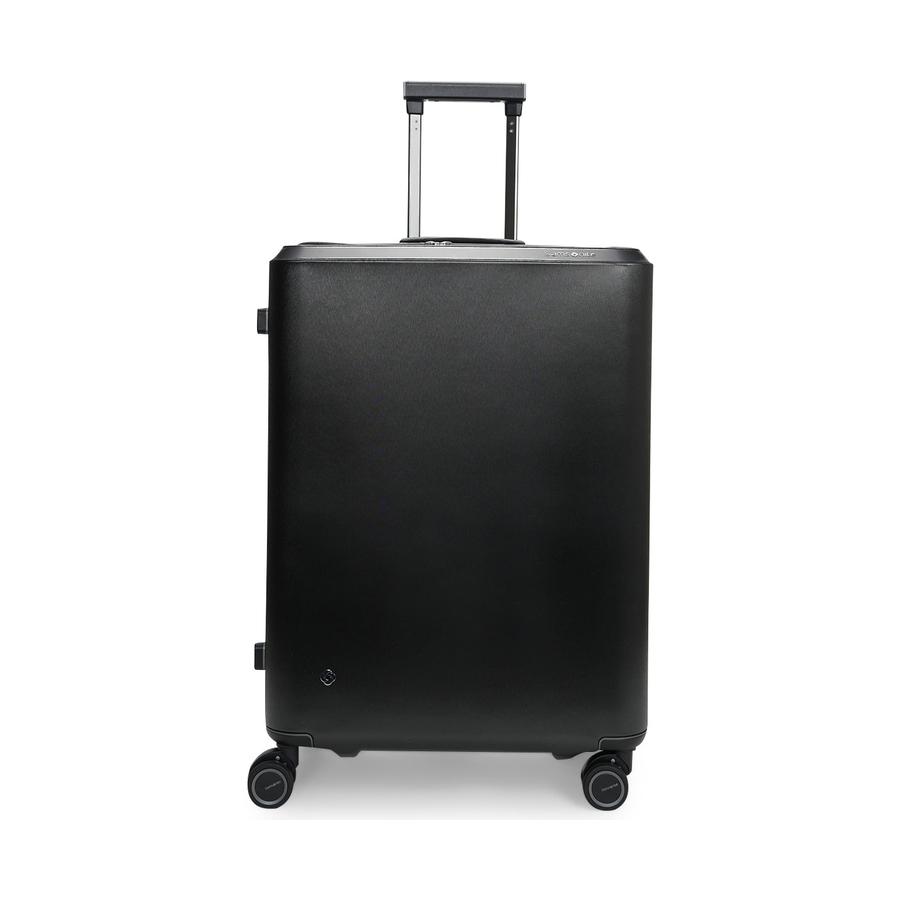 Samsonite Evoa Z 69cm Hardside Checked Suitcase Black Black