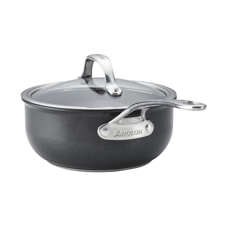 Anolon SearTech 20cm (2.4L) Covered Saucier Black Black