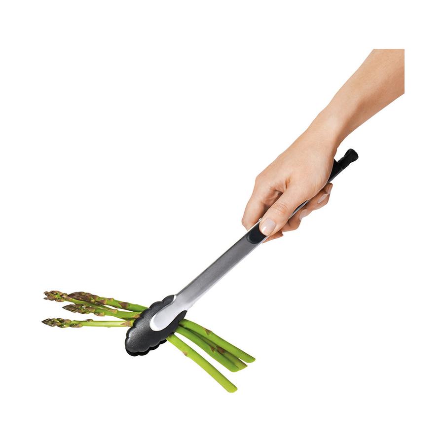 OXO Good Grips 12" Tongs with Nylon Heads Silver Silver