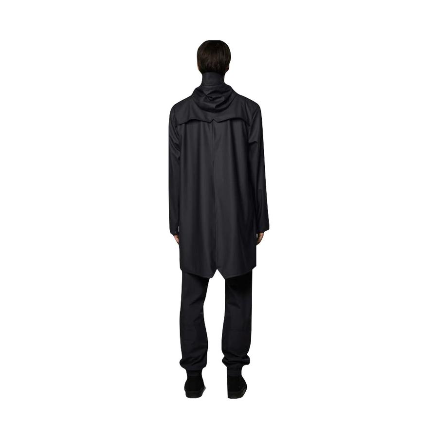 Rains Long Jacket Black XXL