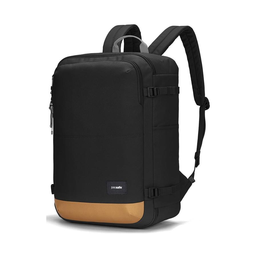 Pacsafe GO 34L Anti-Theft Recycled Carry-On Backpack Jet Black Jet Black