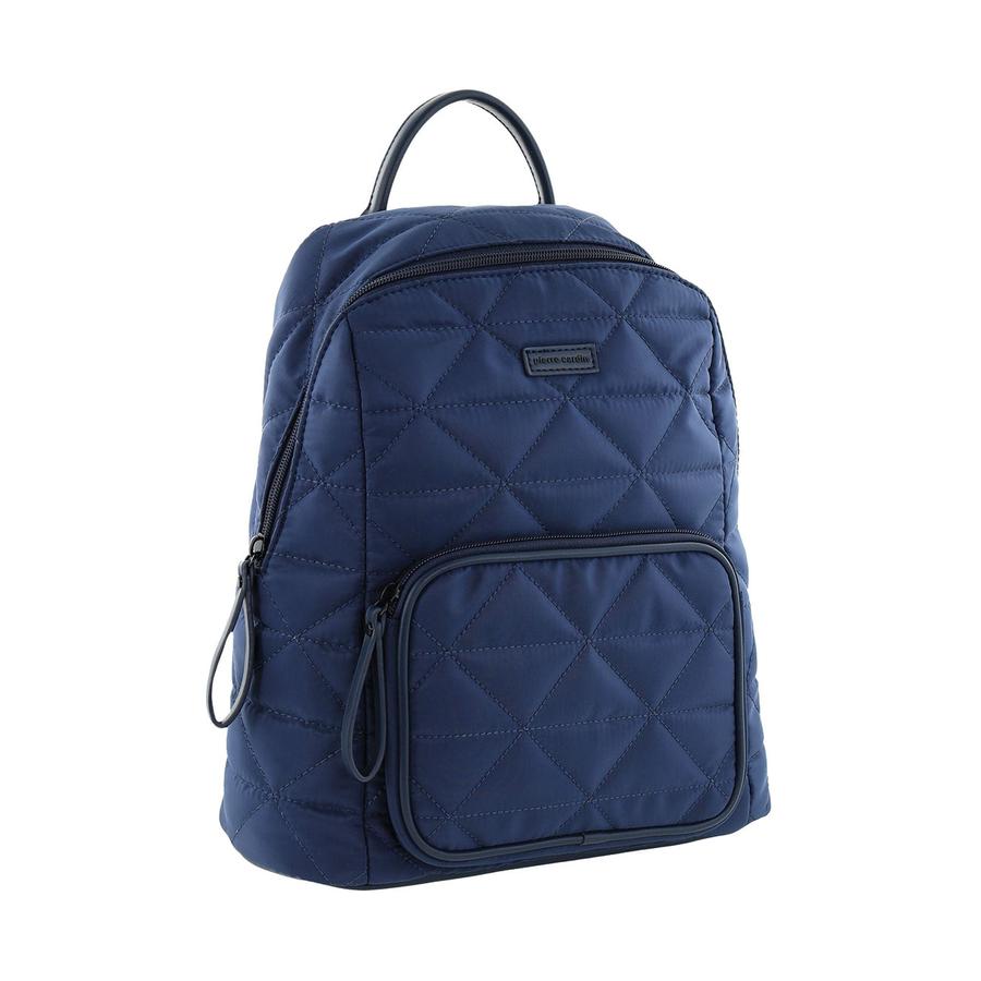 Pierre Cardin Dani Nylon Quilted Backpack Navy Navy