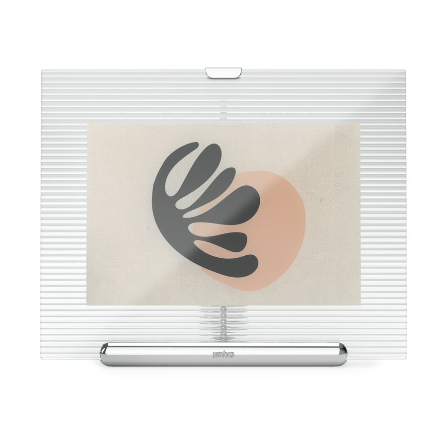 Umbra Flute 10 x 15cm Picture Frame Chrome Chrome