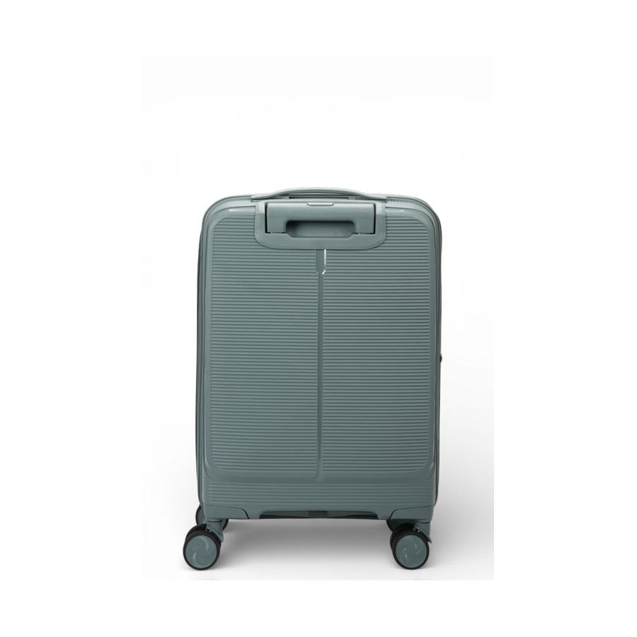Caselite Venture 57cm Top Open Hardside Carry-On Suitcase Grey Green Grey Green