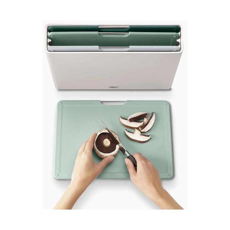 Joseph Joseph Folio 4-Piece Large Chopping Board Set Sage Sage
