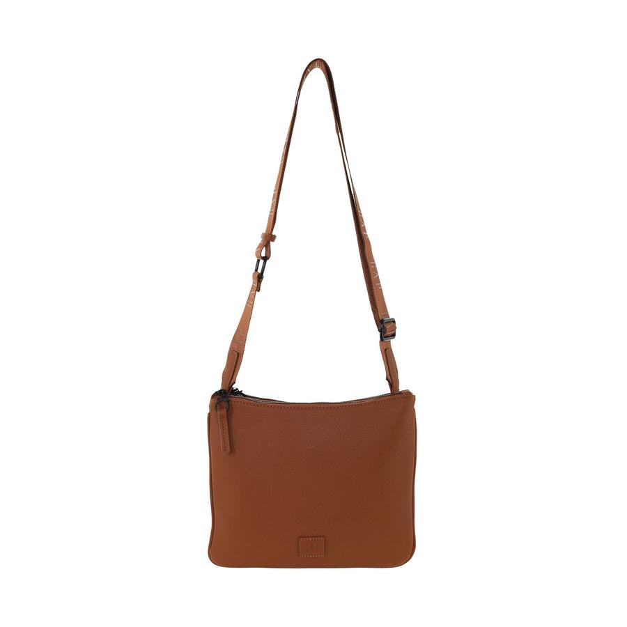 Gap Asher Ladies Vegan Leather Classy Crossbody Bag Tan Tan