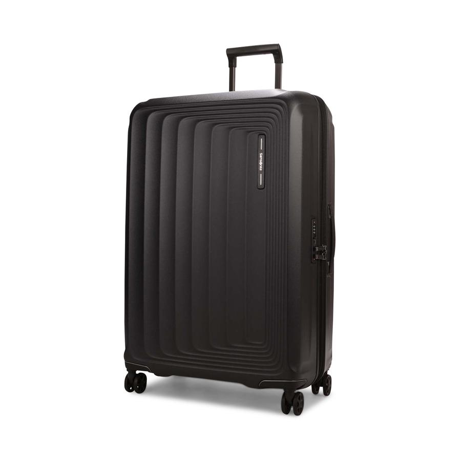 Samsonite Nuon 75cm Hardside Checked Suitcase Matte Graphite Matte Graphite