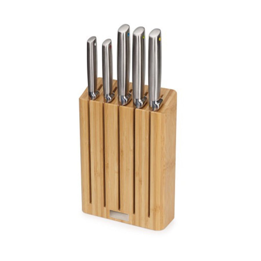 Joseph Joseph Elevate Steel Knives Bamboo 5-Piece Set Bamboo Bamboo