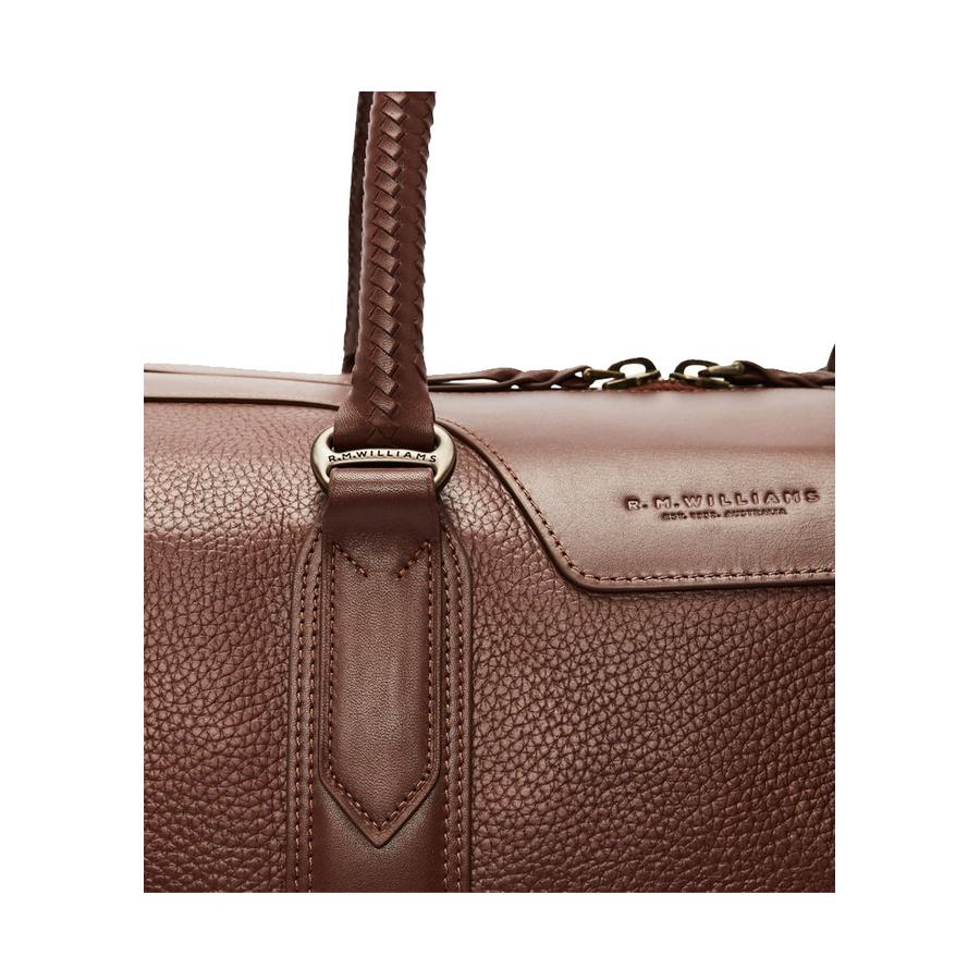 RM Williams Signature Overnight Bag Whiskey Whiskey