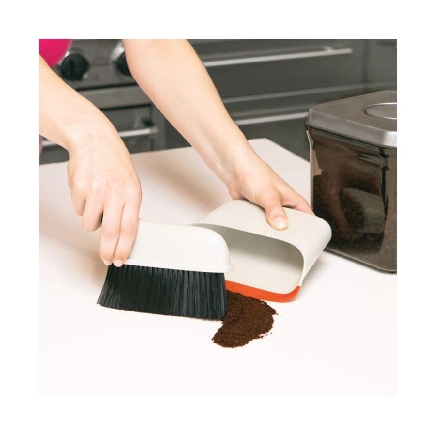 OXO Good Grips Compact Dustpan & Brush Set White White