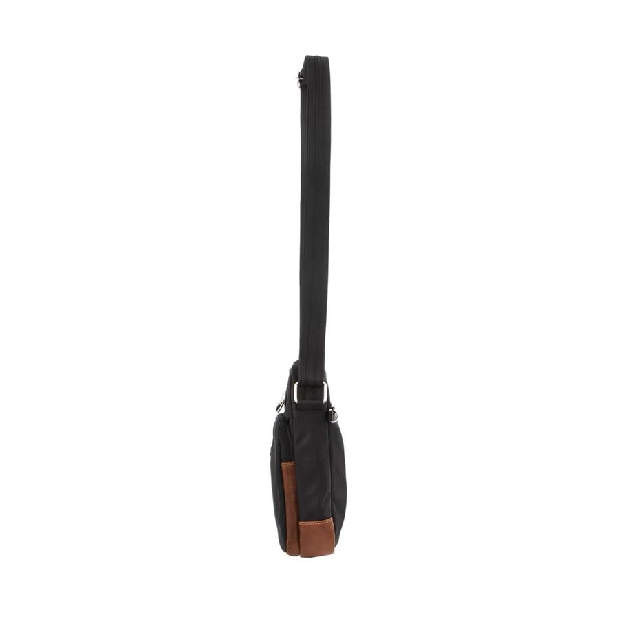 Pierre Cardin Darwin Anti-Theft Crossbody Bag Black Black