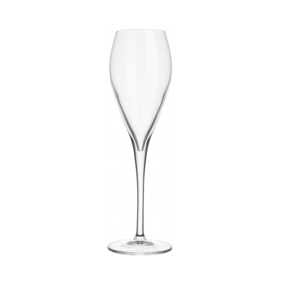 Luigi Bormioli Atelier 200ml Glass Wine Flute Set of 6 Clear Clear