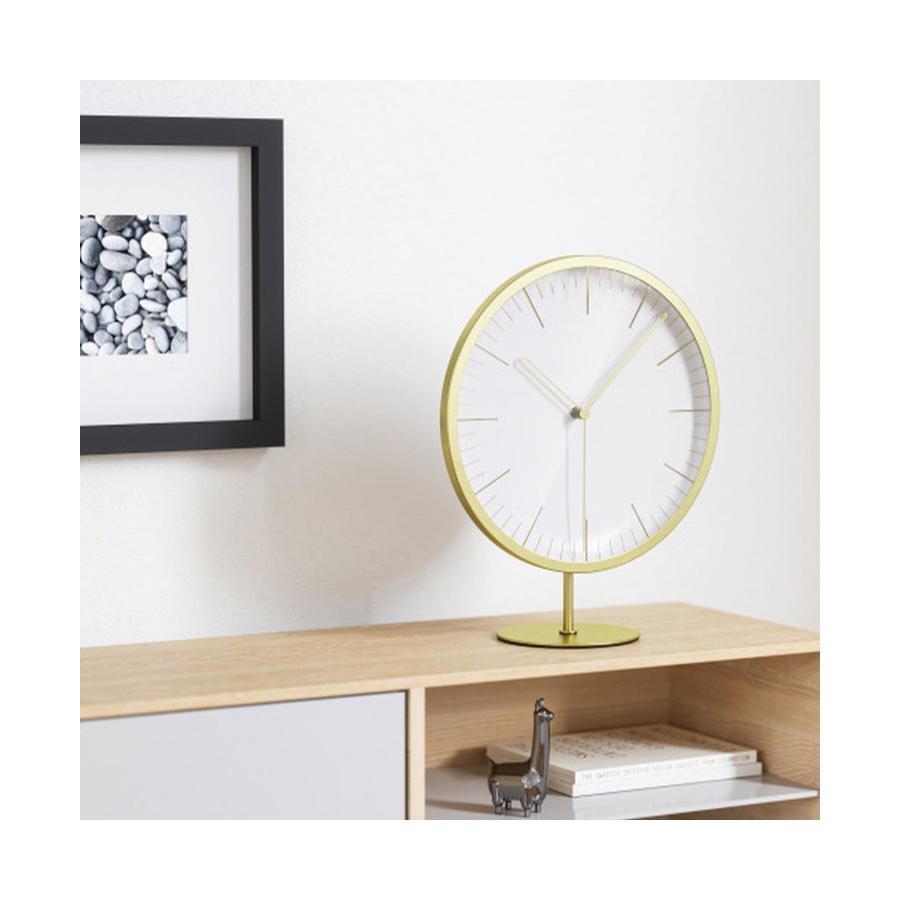 Umbra Infinity Clock Matte Brass Matte Brass