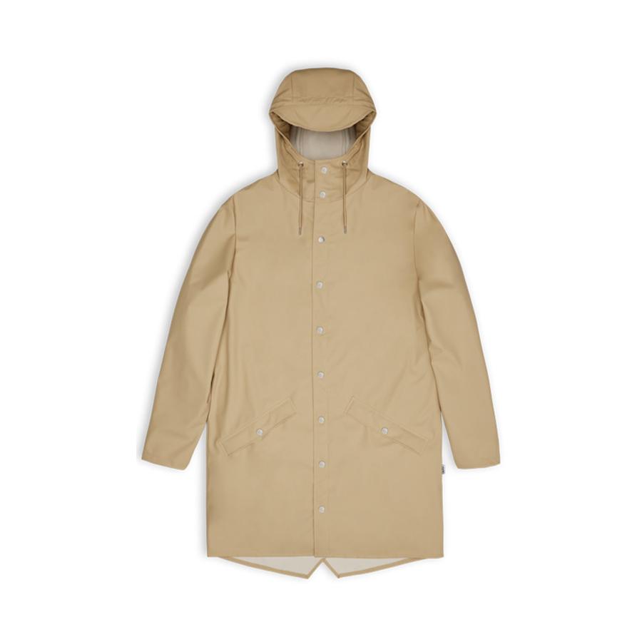 Rains Long Jacket Sand XL