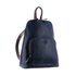 Milleni Anya Women's Leather Twin Zip Backpack Indigo/Chestnut