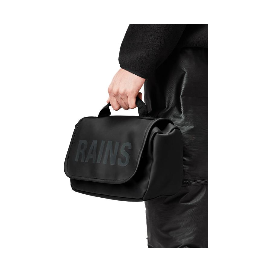 Rains Texel Wash Bag Black Black