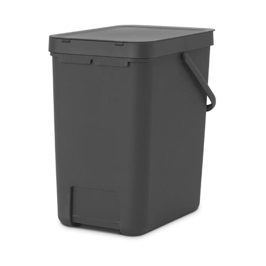 Brabantia Sort & Go Waste Bin (25L) Grey Grey