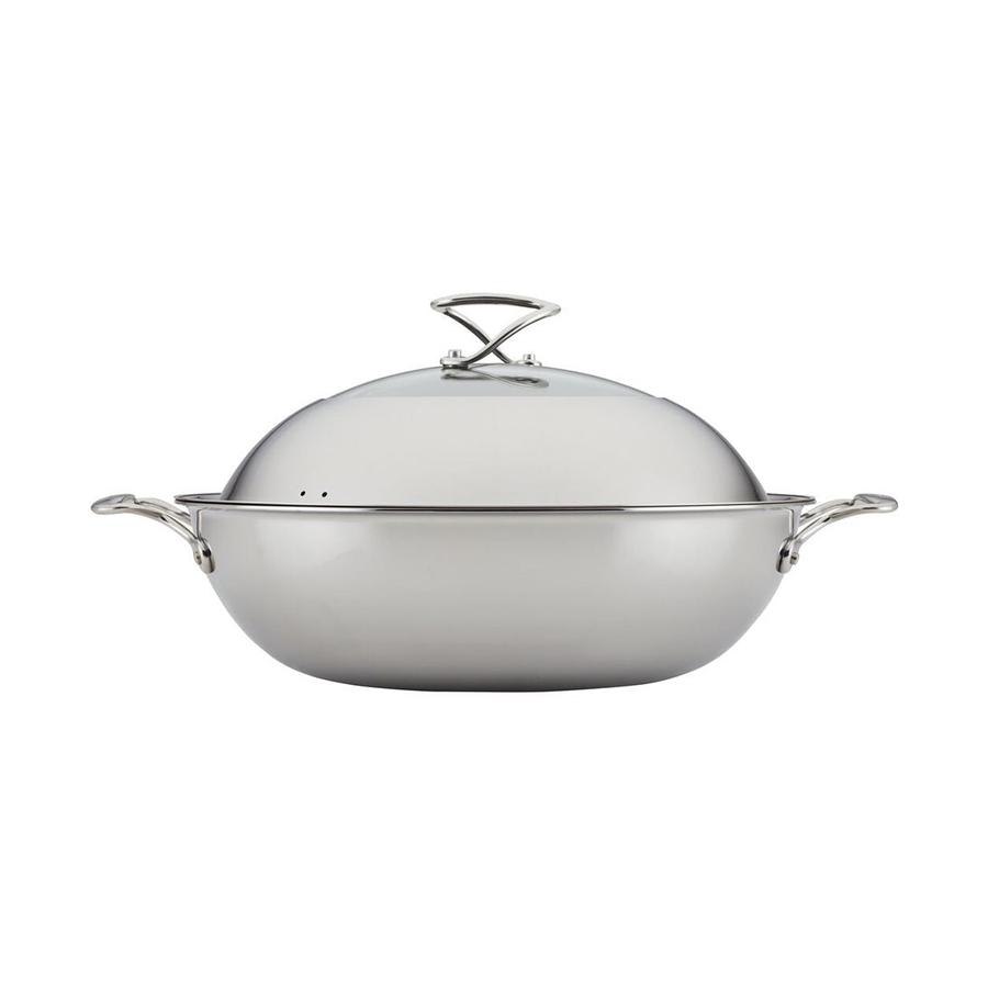 Circulon SteelShield C-Series 36cm Covered Wok Stainless Steel Stainless Steel