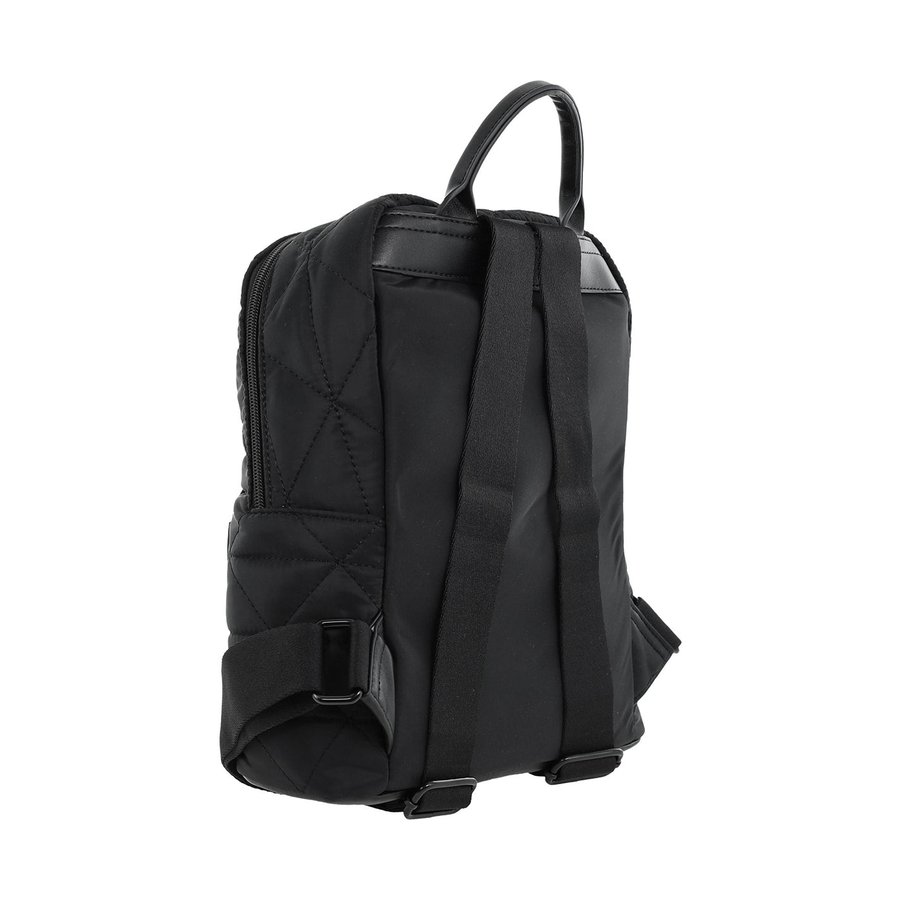 Pierre Cardin Dani Nylon Quilted Backpack Black Black