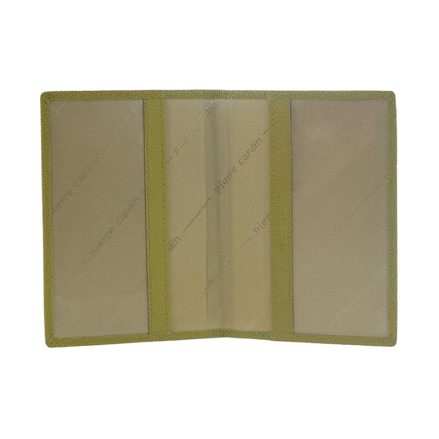 Pierre Cardin Orla Leather Passport Wallet Cover Yellow Yellow