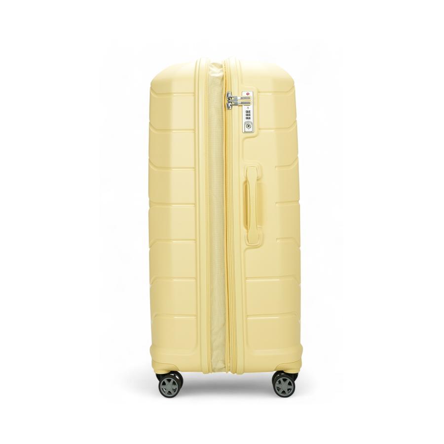 Samsonite Oc2lite 81cm Hardside Checked Suitcase Lemonade Lemonade