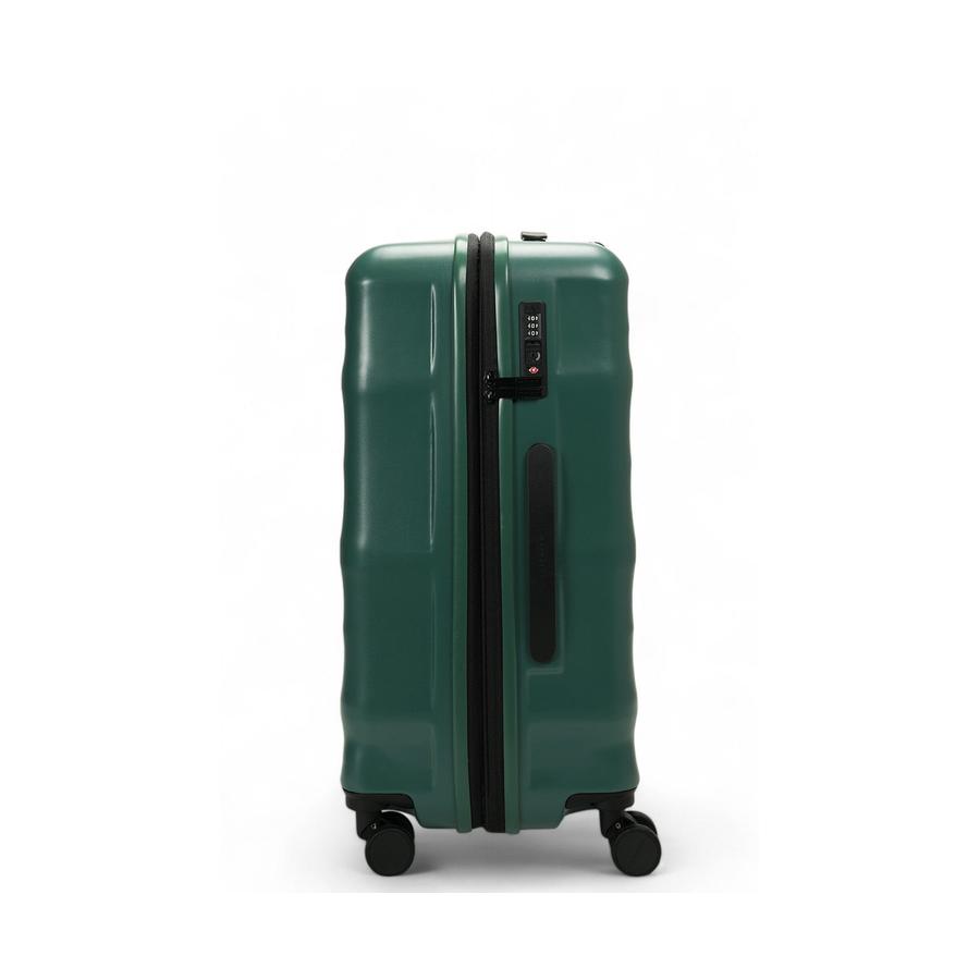 Luna-Air Medium Checked Suitcase Forest Green
