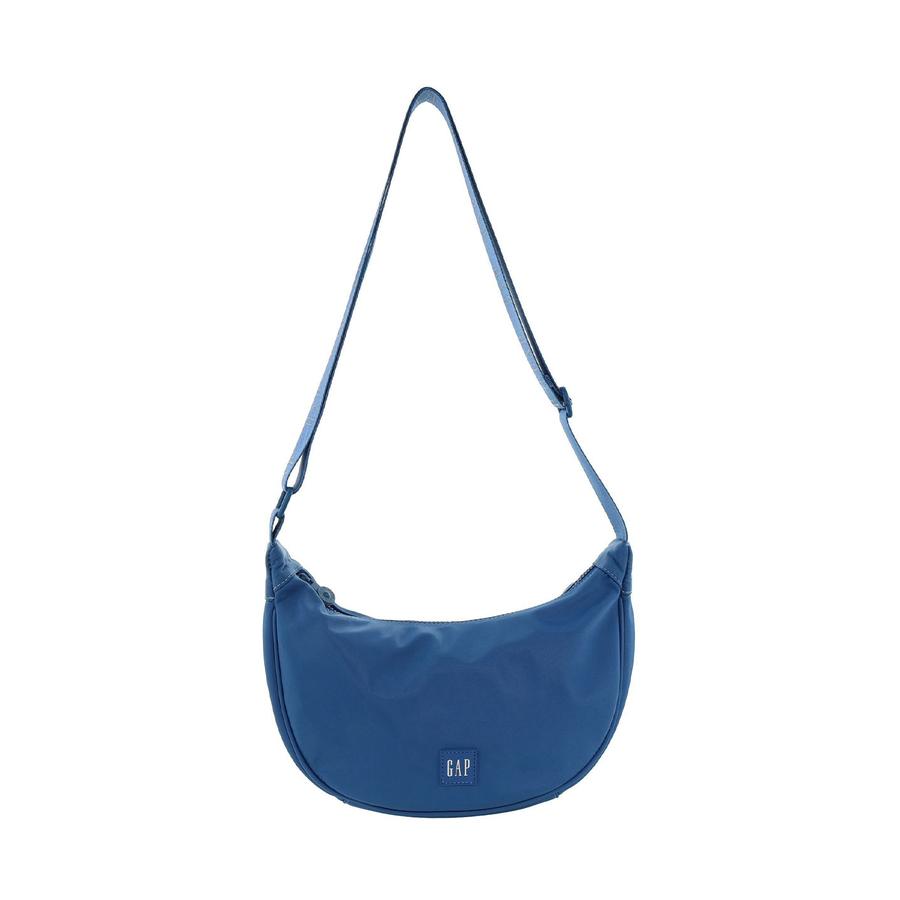 Gap Avaya Ladies Nylon Crescent Crossbody Bag Blue Blue
