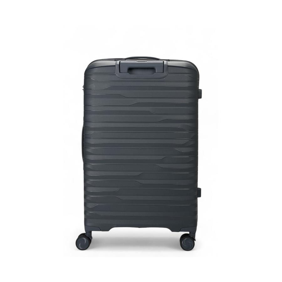 Nomad Discover 75cm Hardside Checked Suitcase Dark Grey Dark Grey